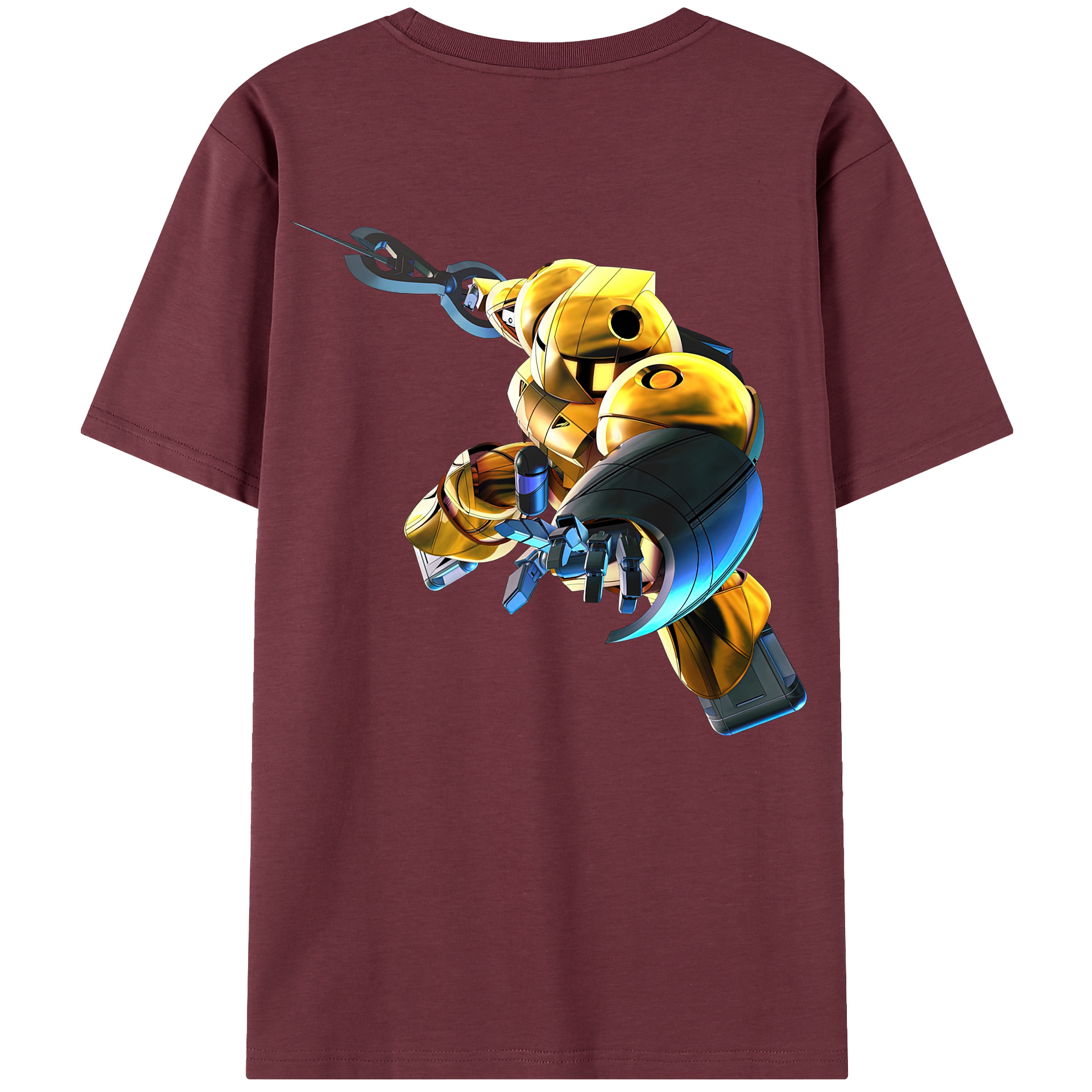 （画像用） 機動戦士ガンダム Mobile Suit Gundam 綿100％半袖Tシャツ（背面プリント）